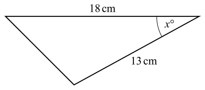 Figure for Question 2 — CAIE IGCSE Mathematics Extended