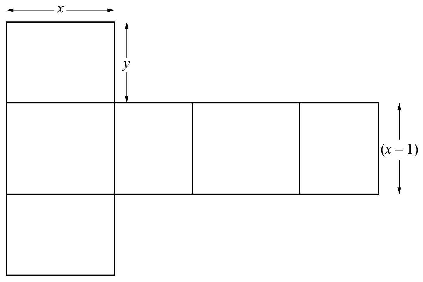 Figure for Question (b) — CAIE IGCSE Mathematics Core