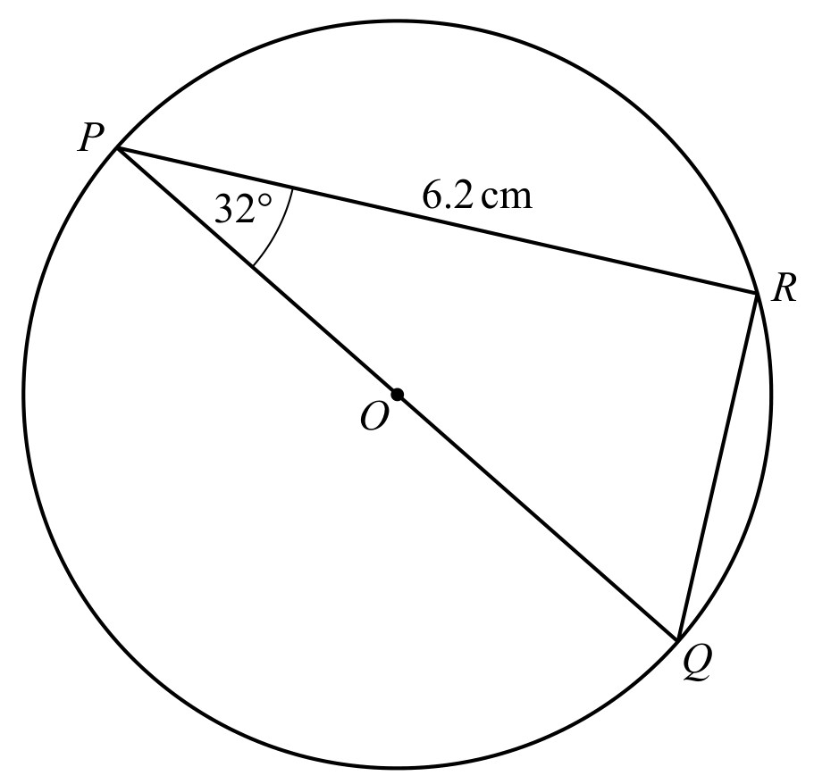 Figure for Question 1 — CAIE IGCSE Mathematics Core