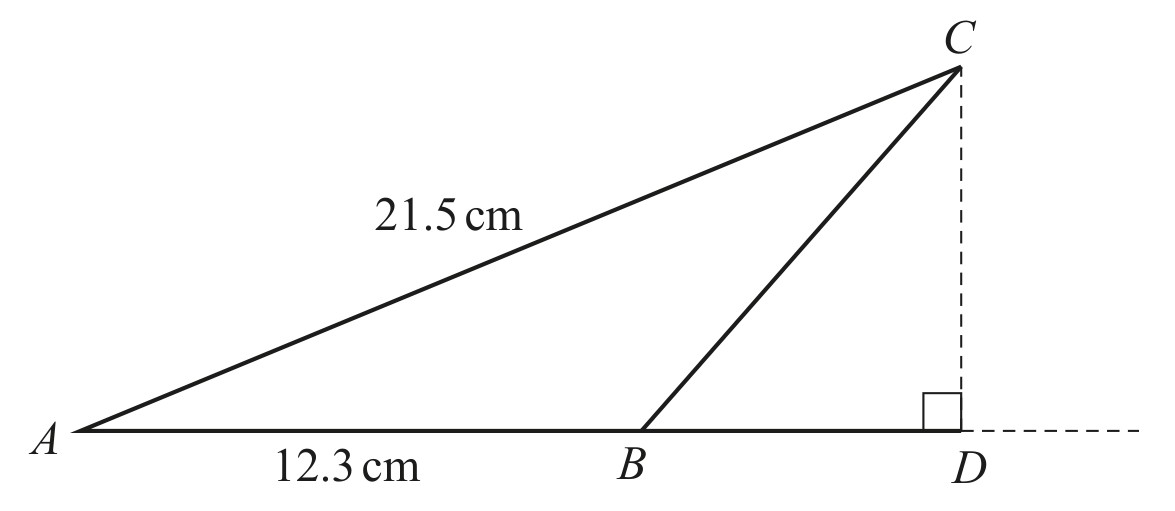 Figure for Question (a) — CAIE IGCSE Mathematics Extended