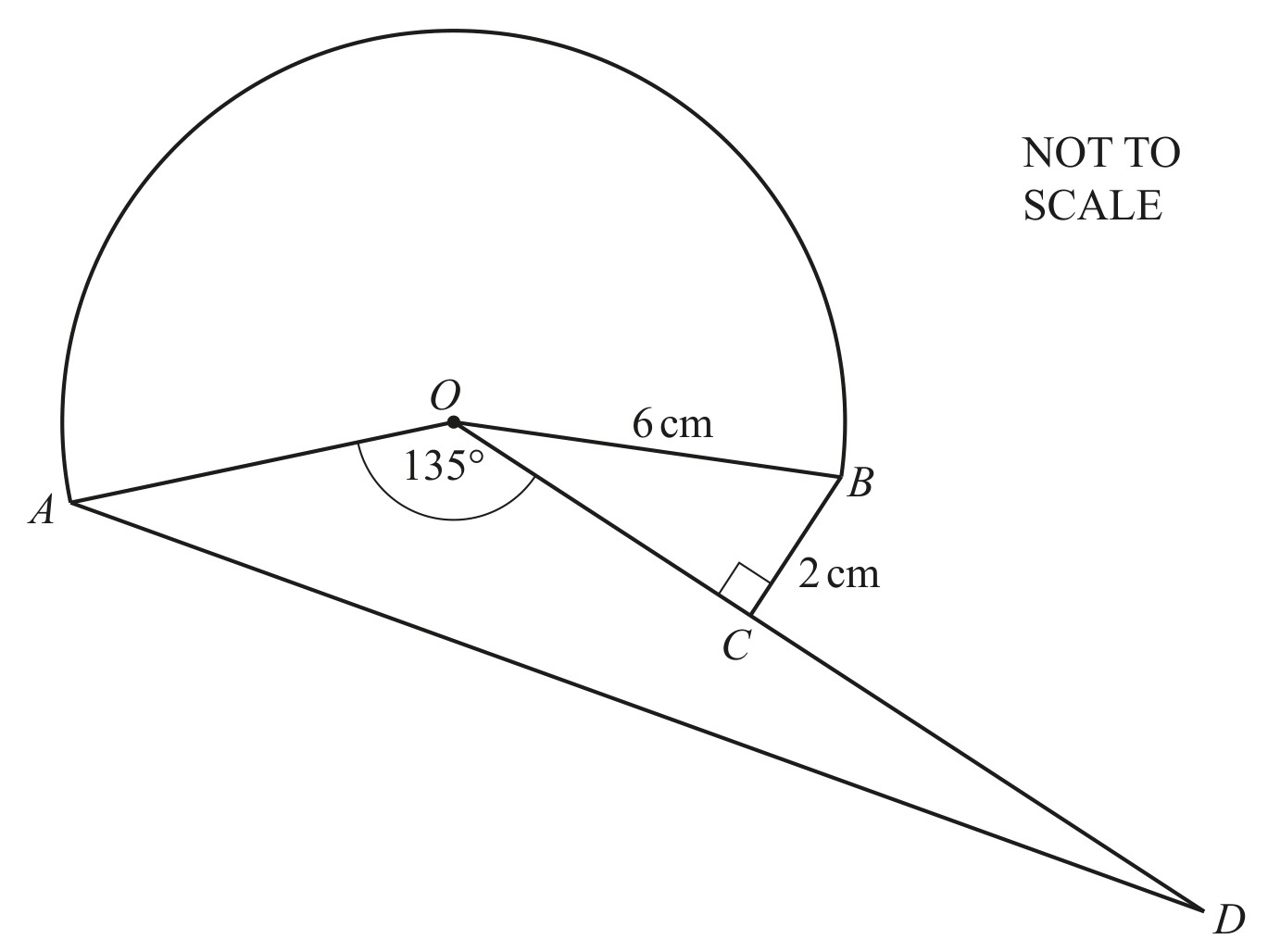 Figure for Question 1 — CAIE IGCSE Mathematics Extended
