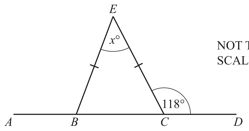 Figure for Question (c) — CAIE IGCSE Mathematics Core