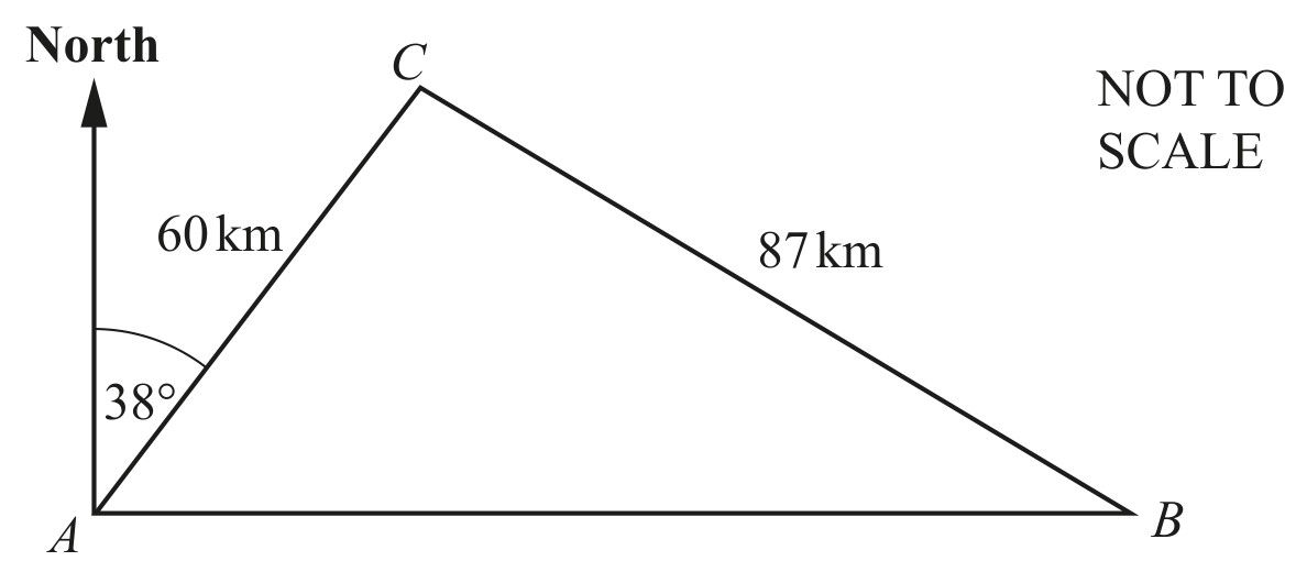 Figure for Question 3 — CAIE IGCSE Mathematics Extended