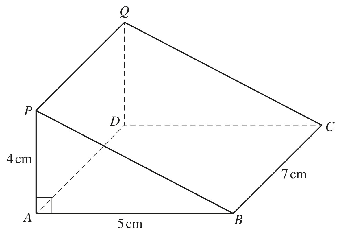 Figure for Question 2 — CAIE IGCSE Mathematics Extended