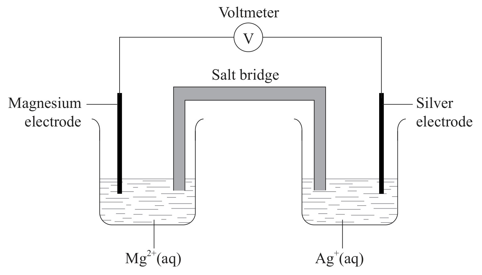 Figure for Question IB Chemistry SL 3.2.6 Primary Voltaic Cells Questions question 1 — IB Chemistry SL