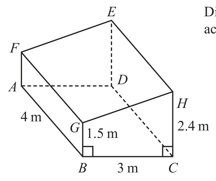 Figure for Question 5 — Edexcel IGCSE Math B
