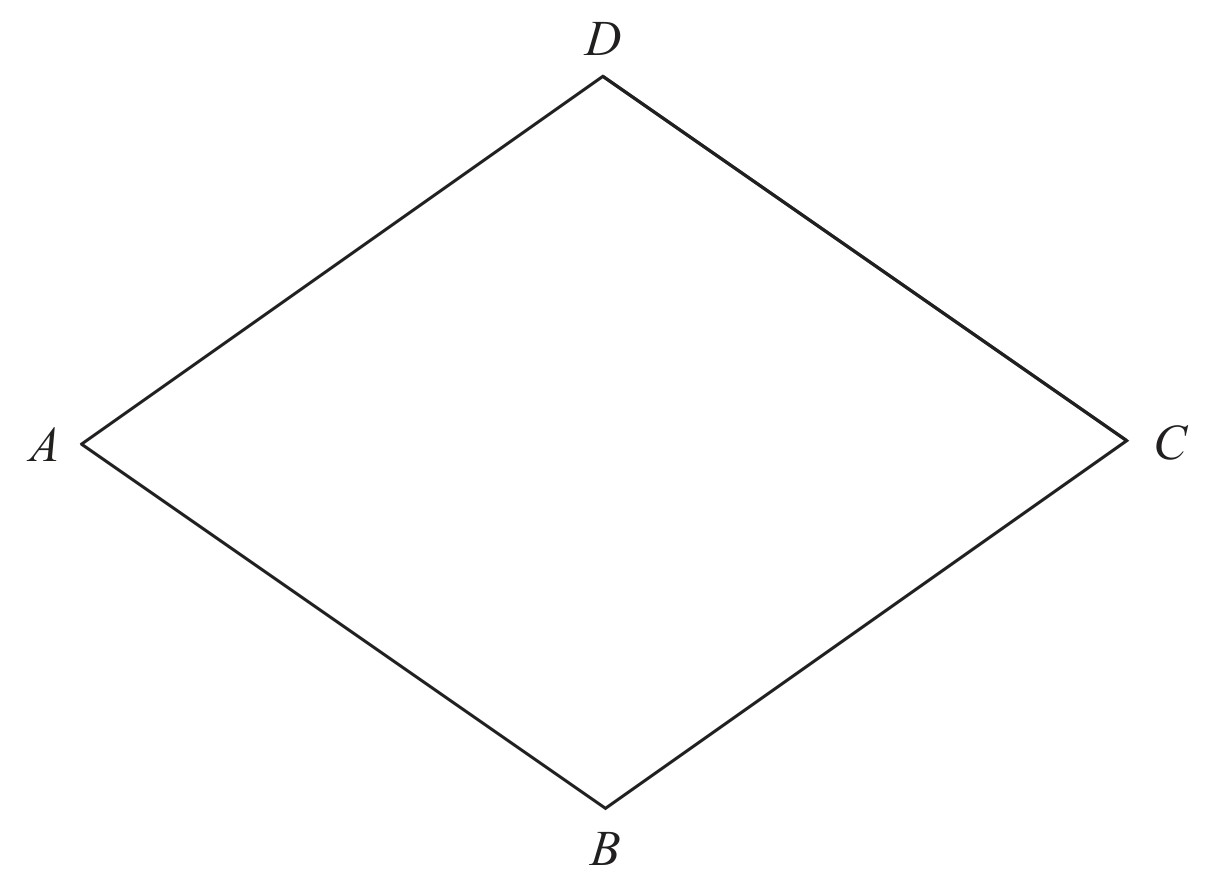 Figure for Question 1 — Edexcel IGCSE Math A Foundation