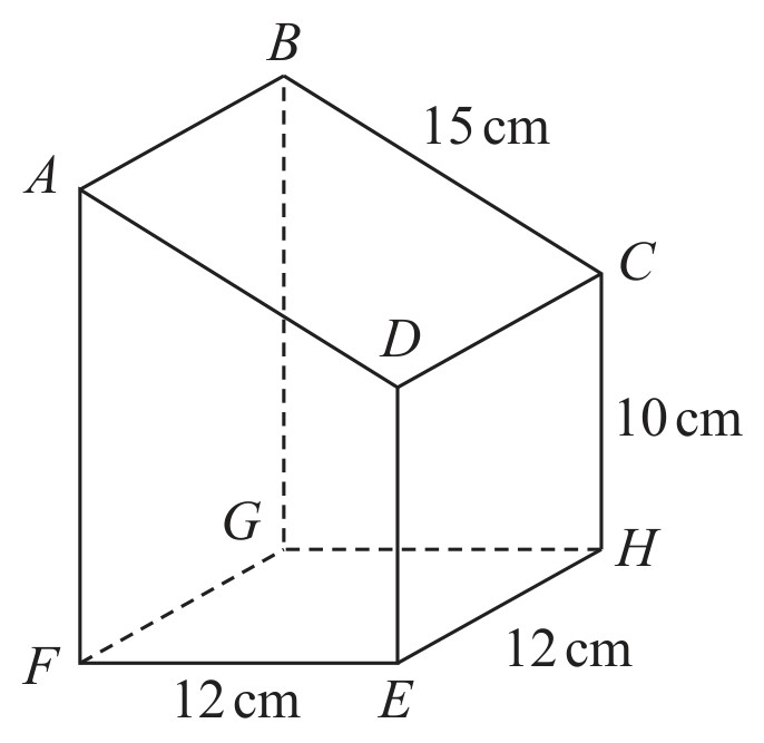 Figure for Question 8 — Edexcel IGCSE Math A Higher