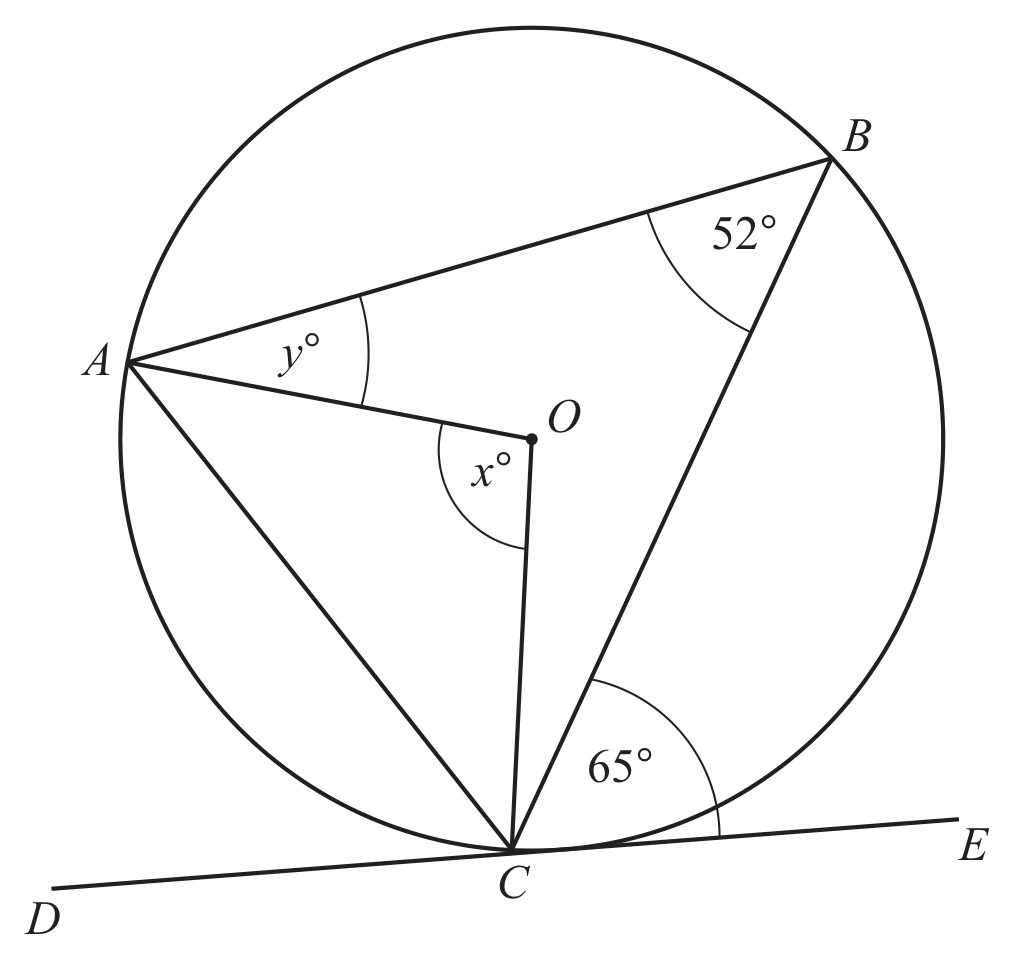 Figure for Question 2 — CAIE IGCSE Mathematics Extended