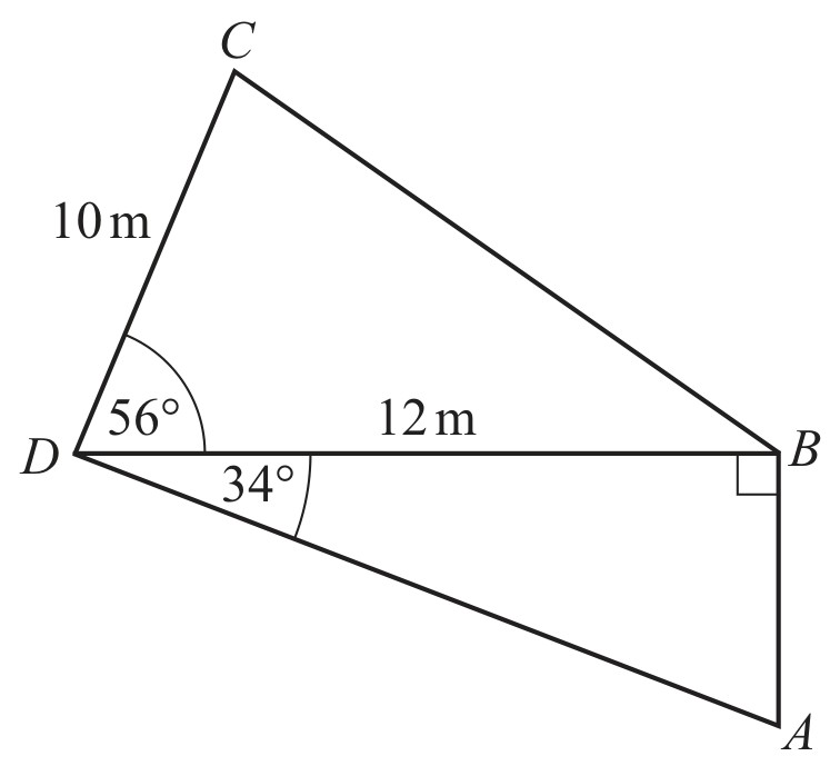Figure for Question 2 — CAIE IGCSE Mathematics Extended