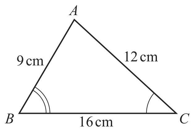 Figure for Question 4 — CAIE IGCSE Mathematics Extended