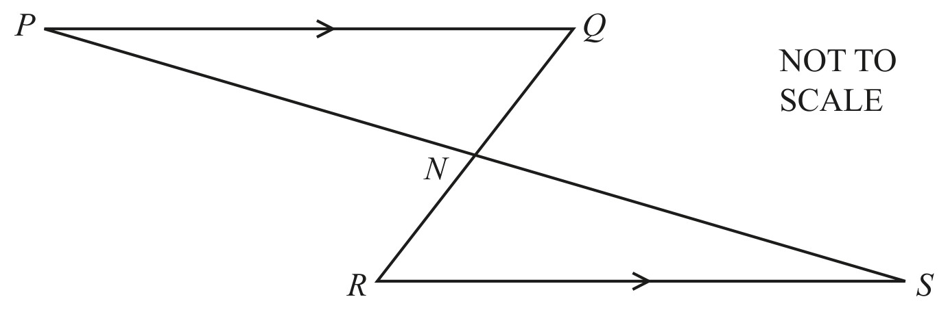 Figure for Question 2 — CAIE IGCSE Mathematics Extended