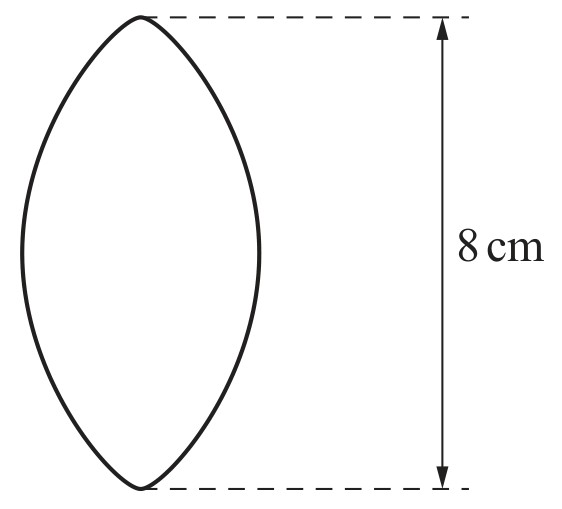 Figure for Question (b) — CAIE IGCSE Additional Math
