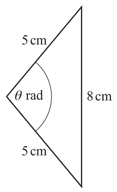 Figure for Question (a) — CAIE IGCSE Additional Math
