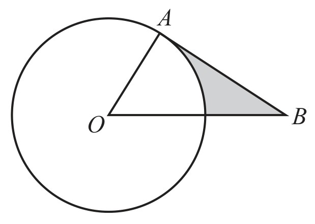 Figure for Question 3 — CAIE IGCSE Additional Math