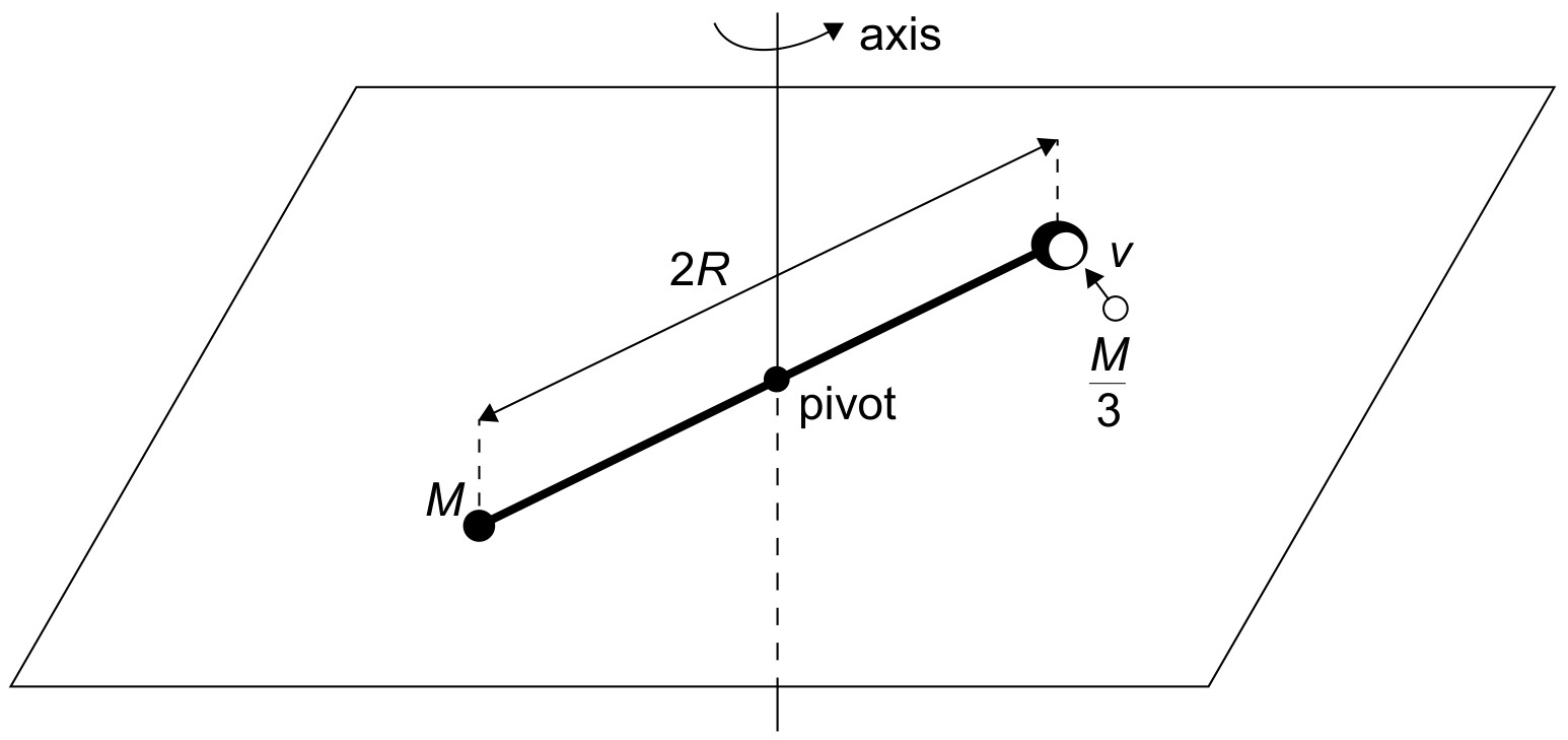 Figure for Question IB Physics SL A 2 22 Collision Energy Questions question 1 — IB Physics SL