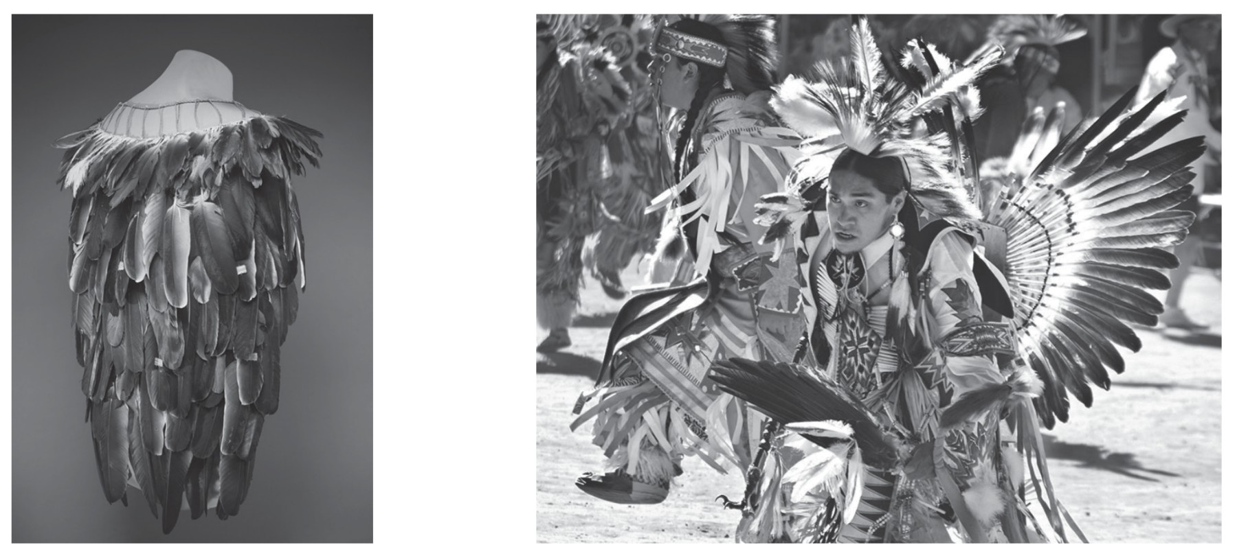 Figure: Condor cape and Chumash traditional dance
