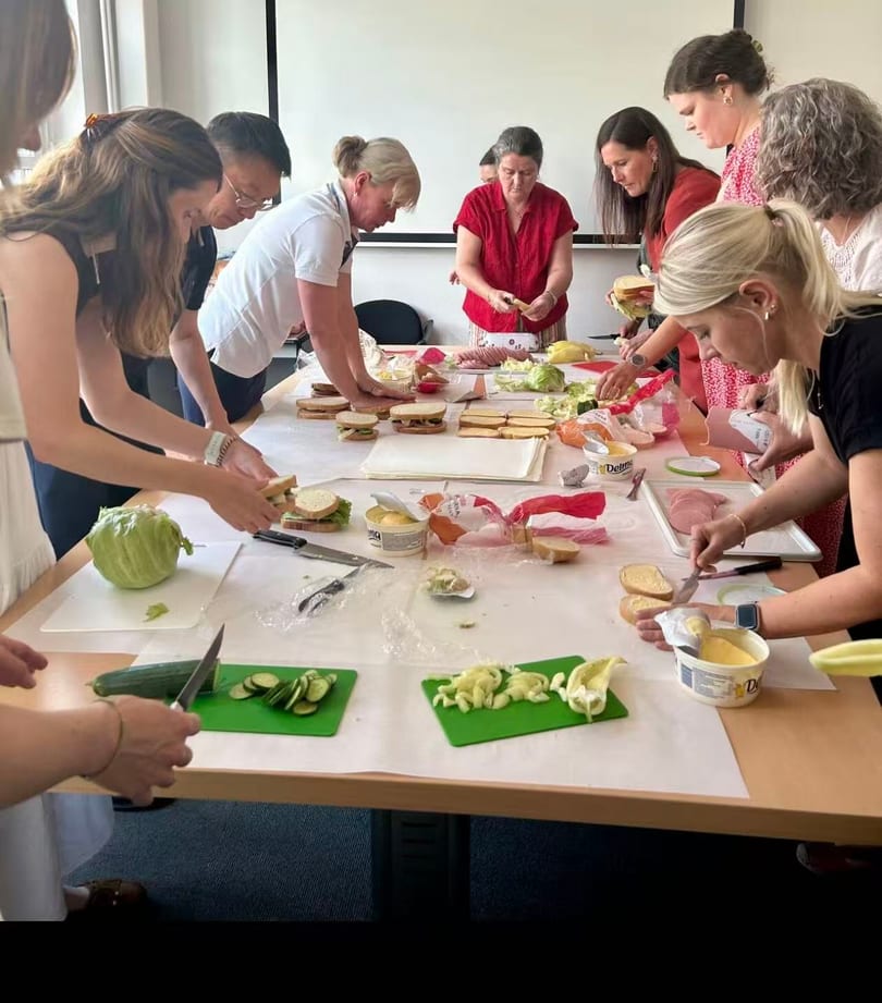EduNinja team members collaborating during a workshop